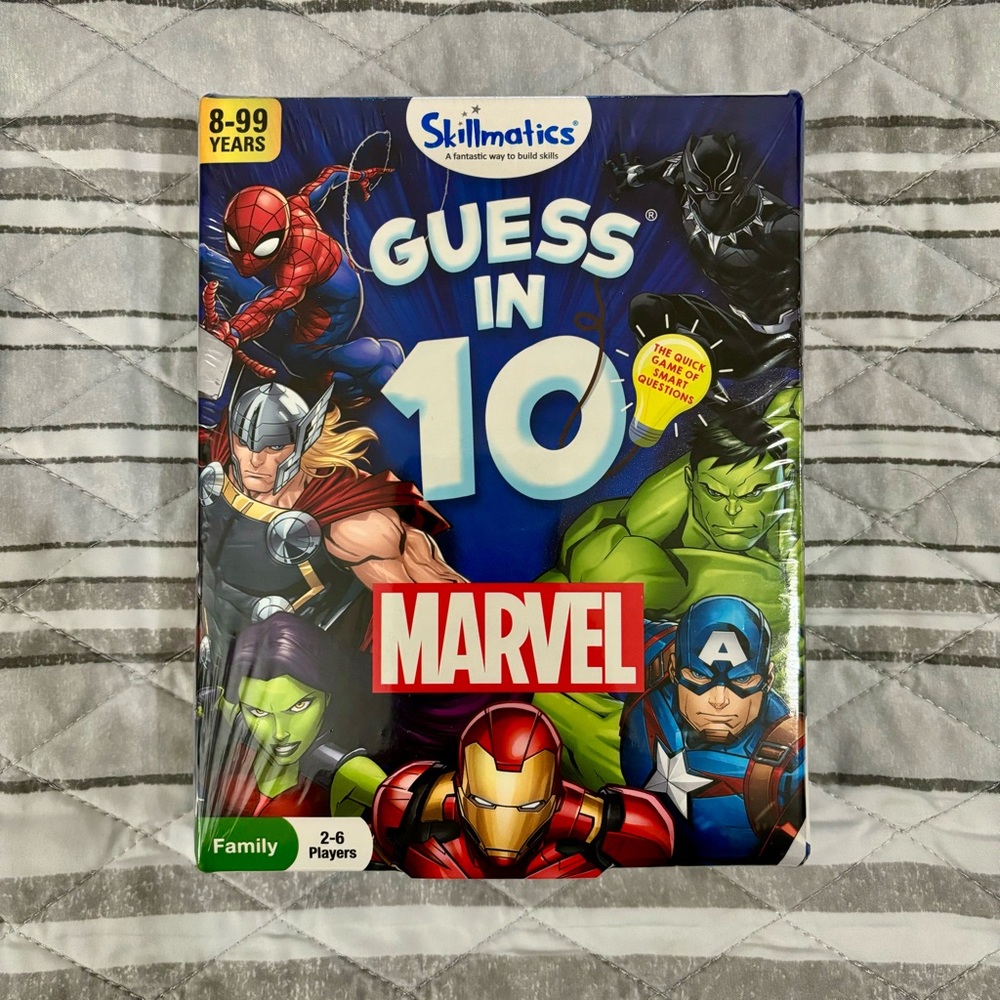 Marvel Skillmatics Guess In 10 Card Game Never Opened